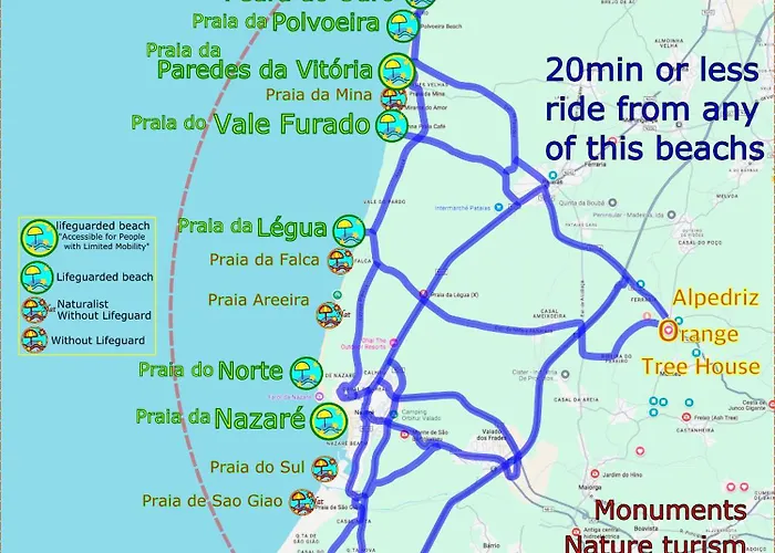 Casa de Férias Orange Tree House, Silver Coast, Alcobaça, Nazaré *